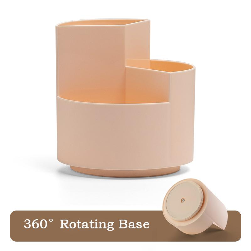 360° Вращающийся Держатель для ручек Просторный Настольный Ящик для хранения карандашей Органайзер для канцелярии с 9 отделениями Школьный Офисный Подставка для ручек