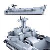 182 шт. 0855 WW2 Военный десантный корабль Военный корабль Строительные блоки Военно-морской флот Лодка Кирпичики Набор Модели солдат DIY Кирпичики Игрушки Дети