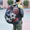 Extra Large Sports Ball Bag with Adjustable Shoulder Strap Large Capacity Basketball Soccer Drawstring Storage Mesh Bag
