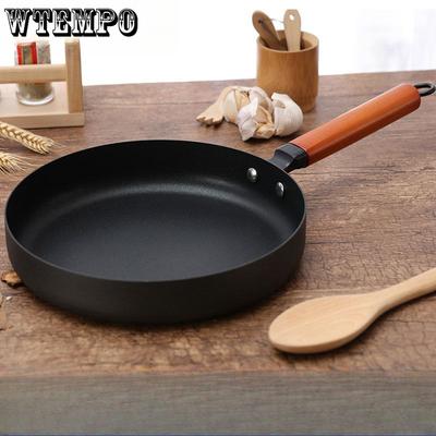 Сковороды с антипригарным покрытием для домашнего и коммерческого использования Сковороды с плоским дном для установки прилавков Сковороды для блинов Индукционные плиты Газовые плиты и печи