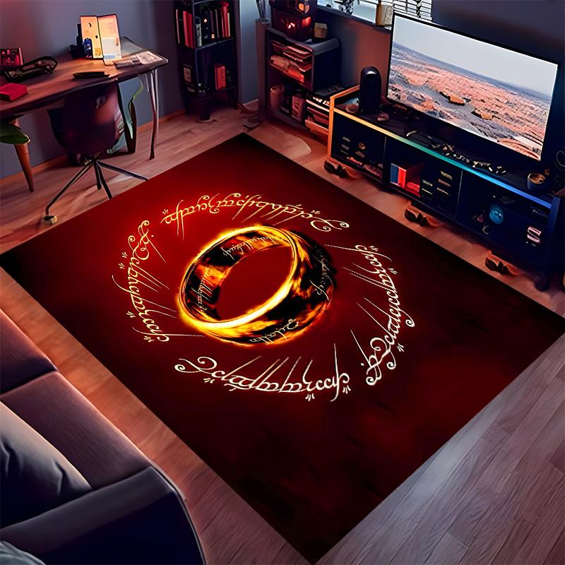 The Lord of the Rings2 Printed Absorbent Washable Carpet, Non-Slip Bathroom Mats, Kitchen Rugs, Yoga Mat,Living Room Entrance, Camping Picnic Rugs
