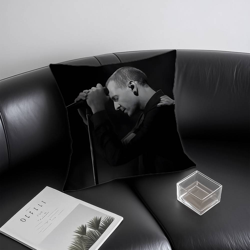 Singer C-Chester B-Bennington Pillow Case Anti-Dustmite Invisible Zipper Sofa Bed