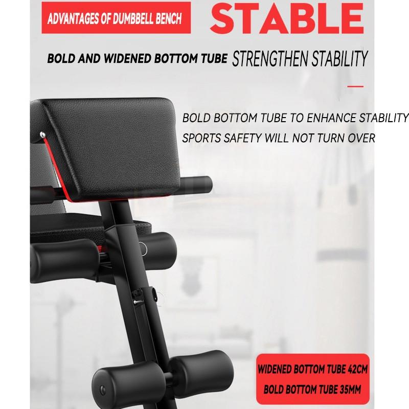 Многофункциональная скамья для тренировок Домашняя Профессиональная Скамья для тренажерного зала Складная Скамья для гантелей Фитнес-оборудование