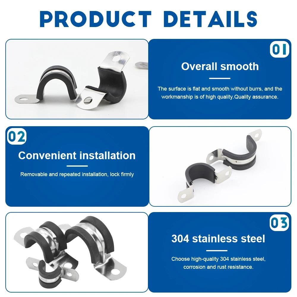 2 шт. С гвоздем Регулируемый хомут для поддержки трубы Оцинкованное железо PPR Железный хомут для трубы Рабочий