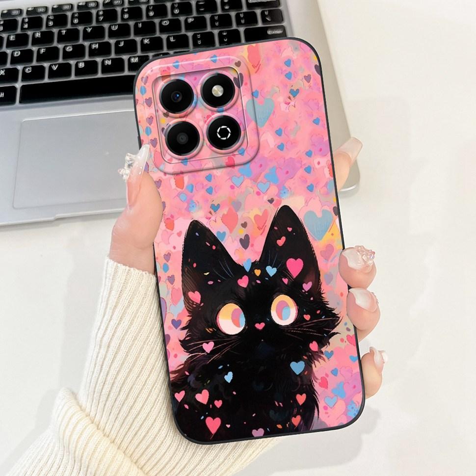 Colorful Flower Case For Honor X6b Coque Silicone Soft Cover For Huawei Honor X 6b 6a X6A Phone Cases Covers Bumper