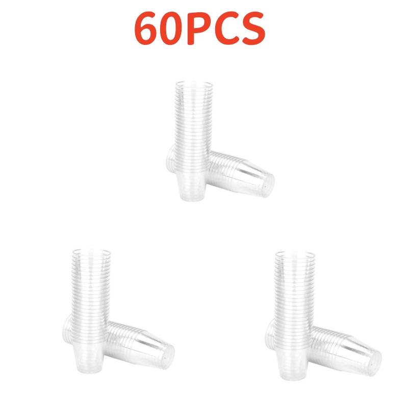 20 шт 30 мл мини прозрачные пластиковые одноразовые рюмки для вечеринок стаканы для желе стаканы для дня рождения кухонные принадлежности