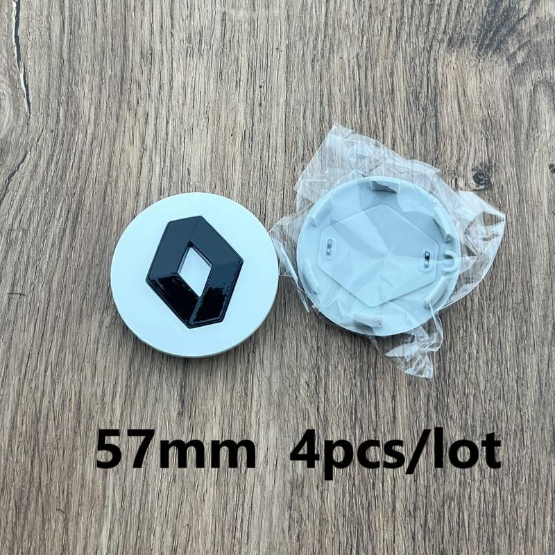 4pcs 57/60mm Wheel Center Hub Caps For Renault Trafic Duster Megane 2 3 4 Clio Fluence Logan Captur Arkana Laguna MK4 Zoe RS RR1