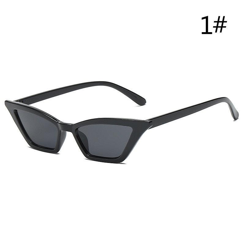 Trendy Women Cat Eye Design Sunglasses With Retro Small Eyeglass And Uv Protection