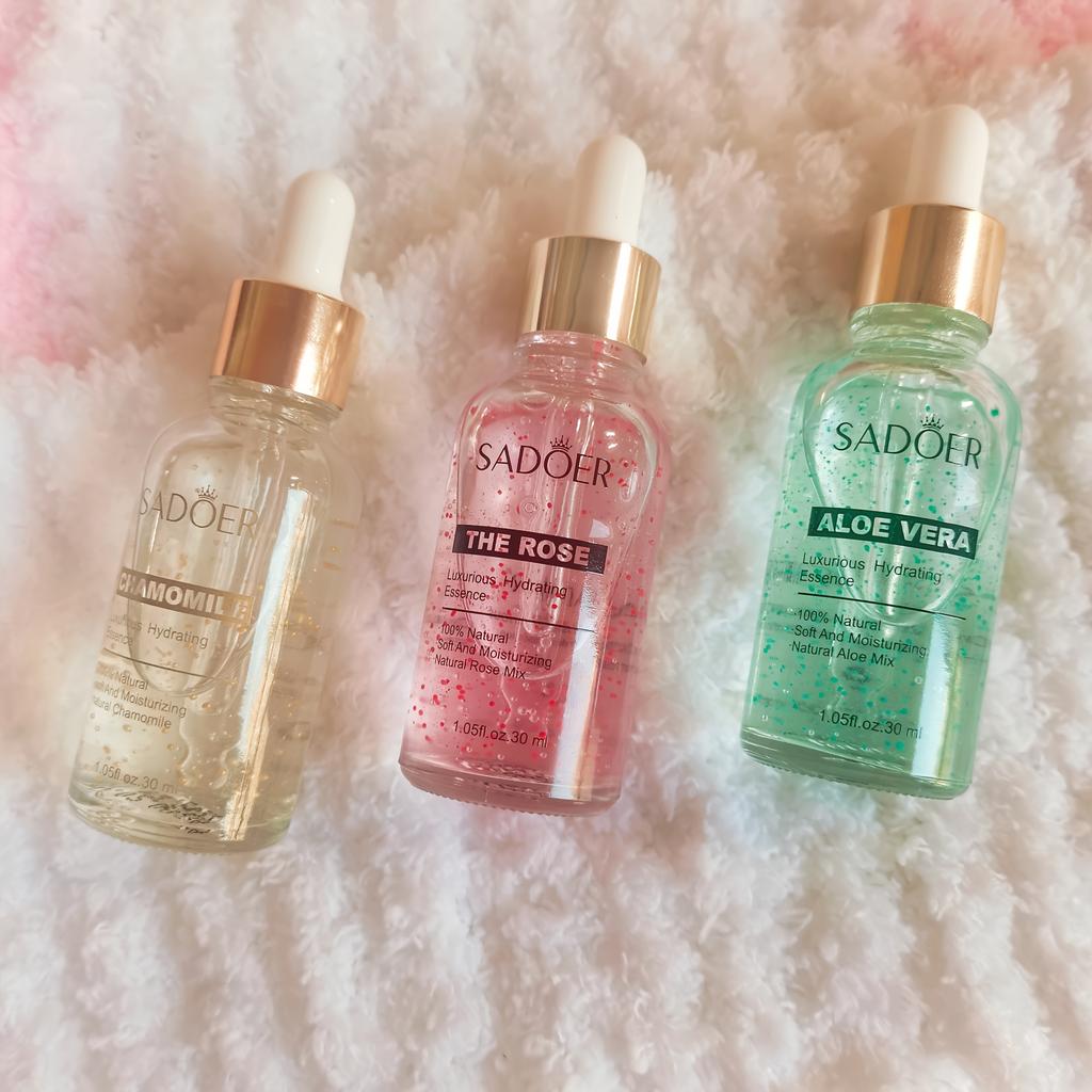 Сыворотка с растительными экстрактами и алоэ вера - Гипоаллергенная, без отдушек, увлажняющая эссенция для лица, увлажняющая сыворотка для лица