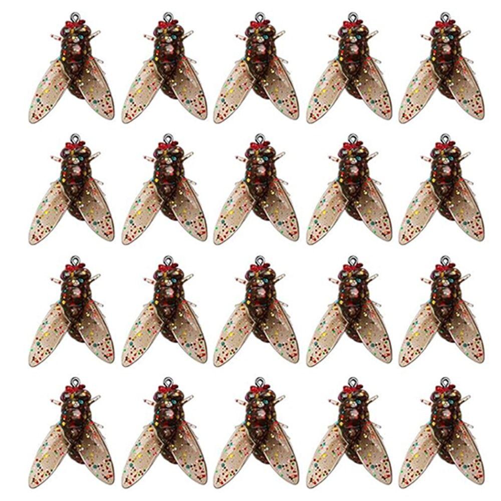 20PCS Durable Bionic Fly Fishing Bait Simulated Flies Trout Jigs Swimbaits Fishing Gear