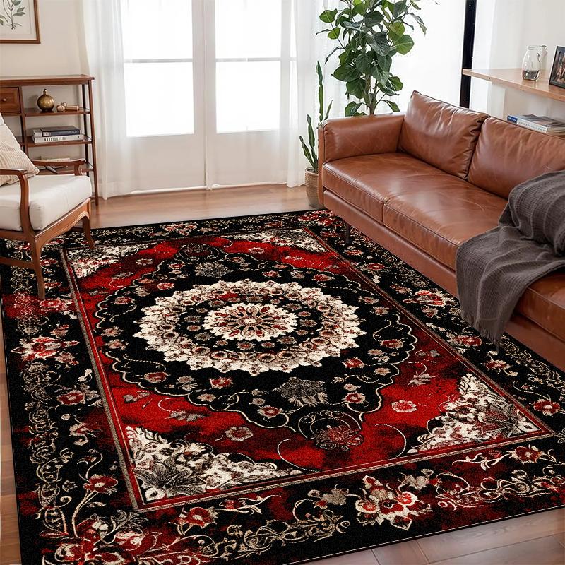 Vintage Persian Carpet for Living Room Decoration Luxury Carpets Large Area Bedroom Cloakroom Non-slip Rug Sofa Coffee Table Mat