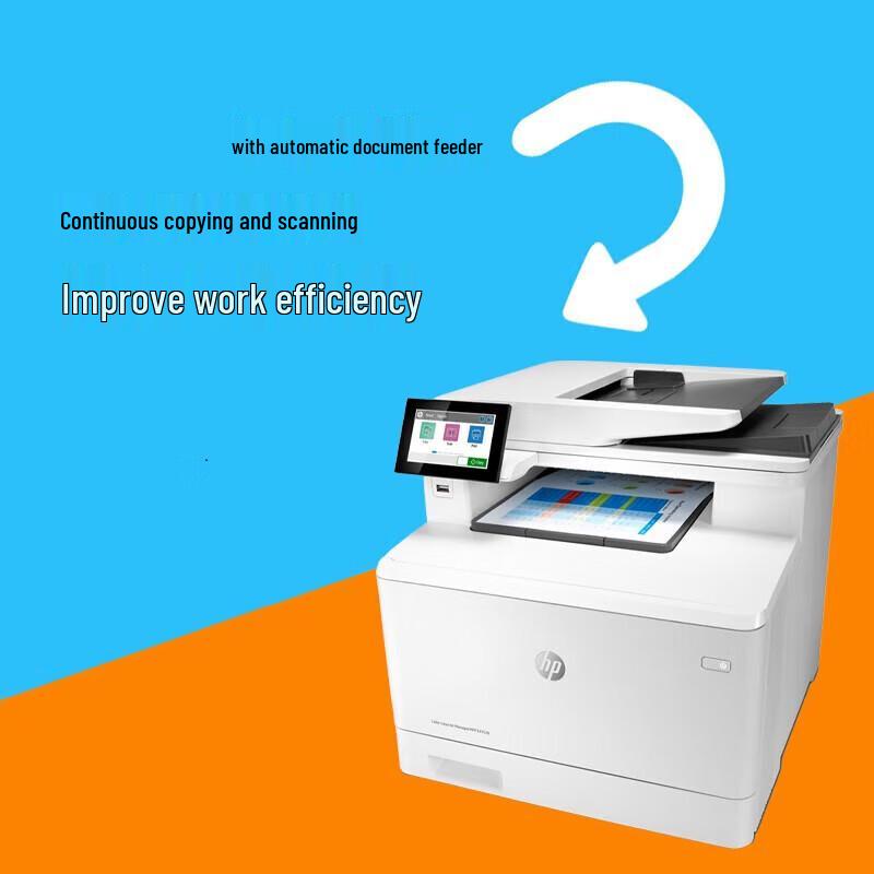 HP Color Laser MFP E47528f All-in-One Printer CN plug (adapter included)