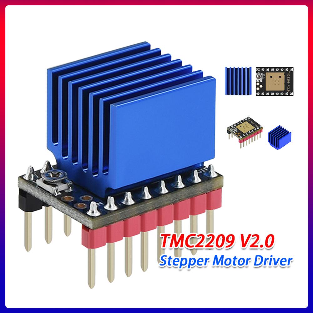 Драйвер шагового двигателя TMC2209 V2.0 2.5A UART Ультра-тихие Stepsticks Поддержка режимов Step/Dir и Uart для 3D-принтера SKR V1.3/1.4