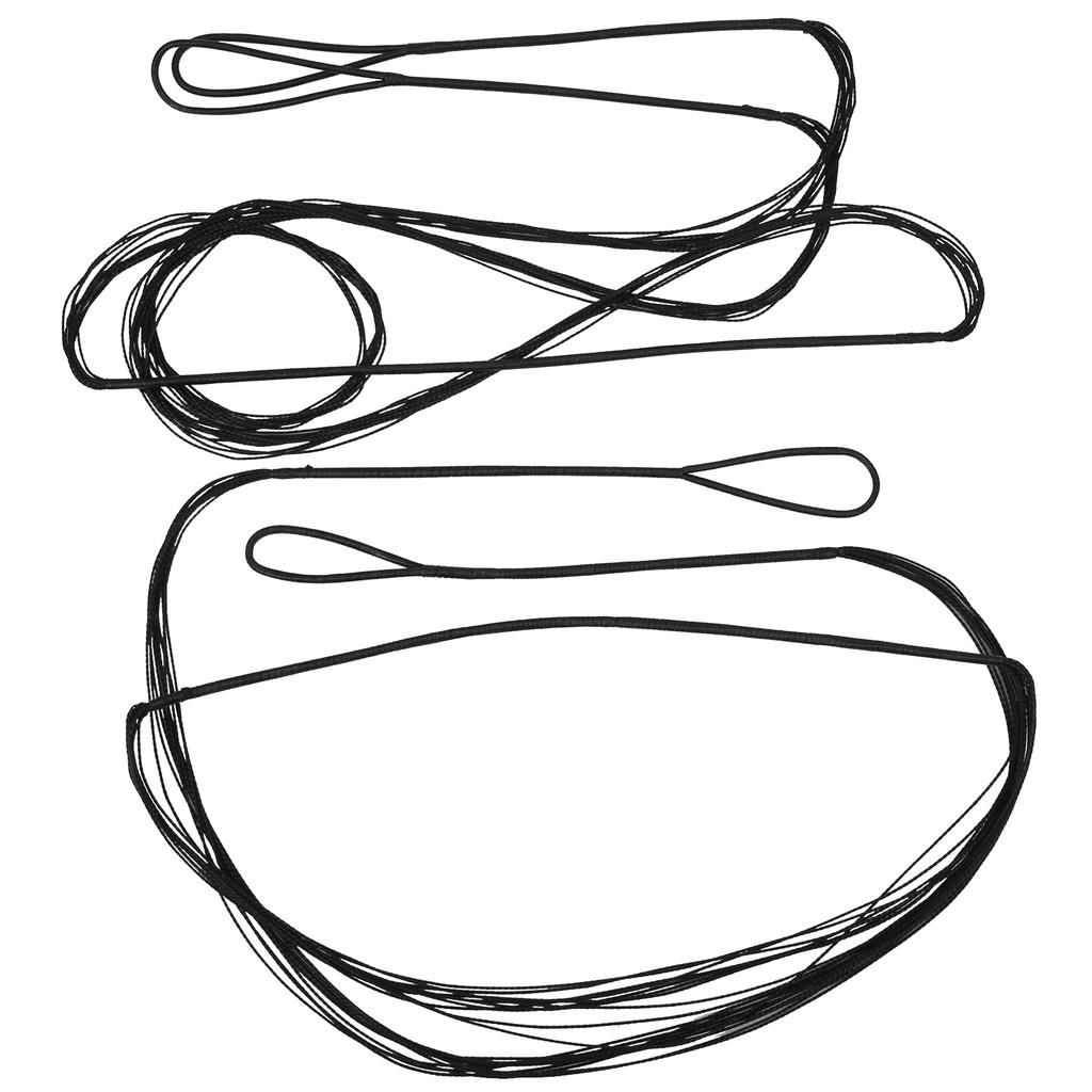 2 шт. Тетива для лука для стрельбы из лука, рекурсивная тетива, 12 прядей, 145 см 57,1 дюйма, 117 см 46,1 дюйма, сменная