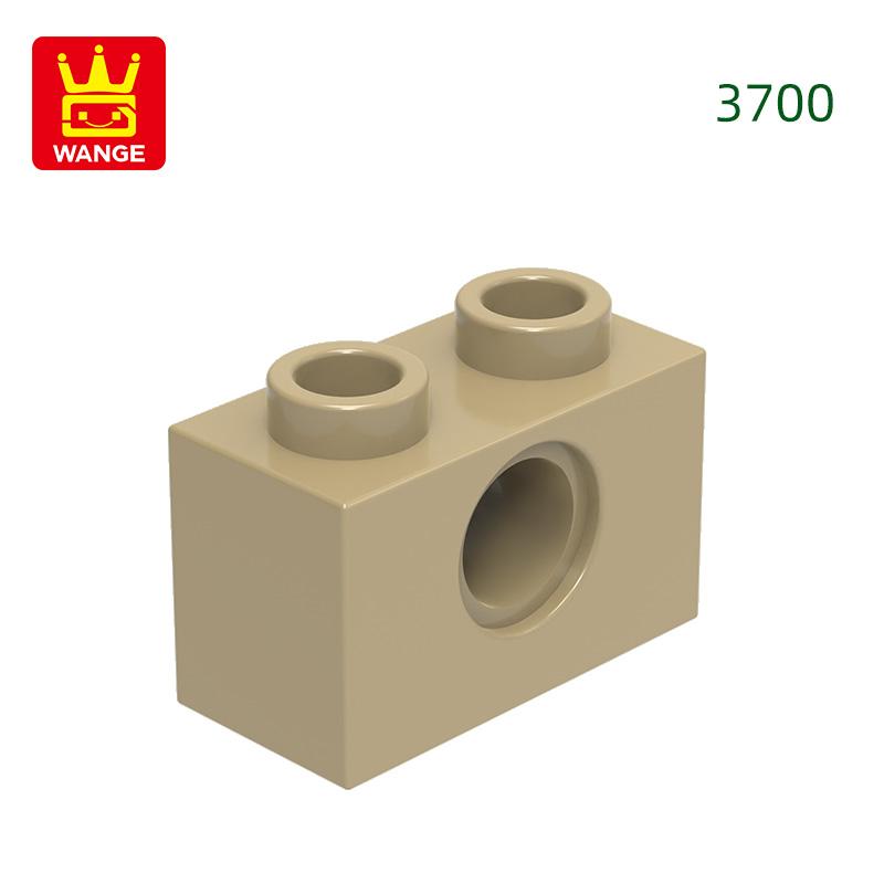125 шт./лот 3700 1x2 1 отверстие Строительные блоки MOC DIY Аксессуары Совместимые с Кирпичиками Детские Игрушки Подарочная Коробка
