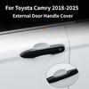 Для Toyota Camry 2018-2025 Комплекты наружных дверных ручек Наружная ручка Панель Тяговая накладка Крышка Автоаксессуары Автозапчасти из АБС-пластика