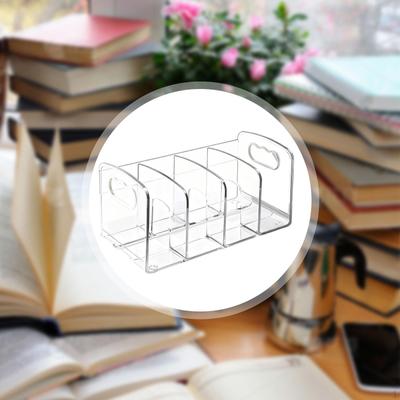 4-секционный настольный органайзер для файлов, подставка-сортировщик для книг для стола, кабинета