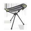 Folding Moon Chair with Convertible Footrest