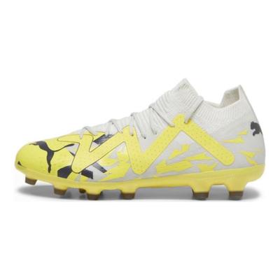Future Match Искусственный газон Ag Hg Амортизирующие Прочные Футбольные бутсы Мужские Футбольные бутсы Белый Желтый 107372-04