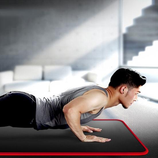 Противоскользящий утолщенный тренажерный зал, фитнес-упражнения, спортивный коврик для пилатеса, йоги, подушка, ковер