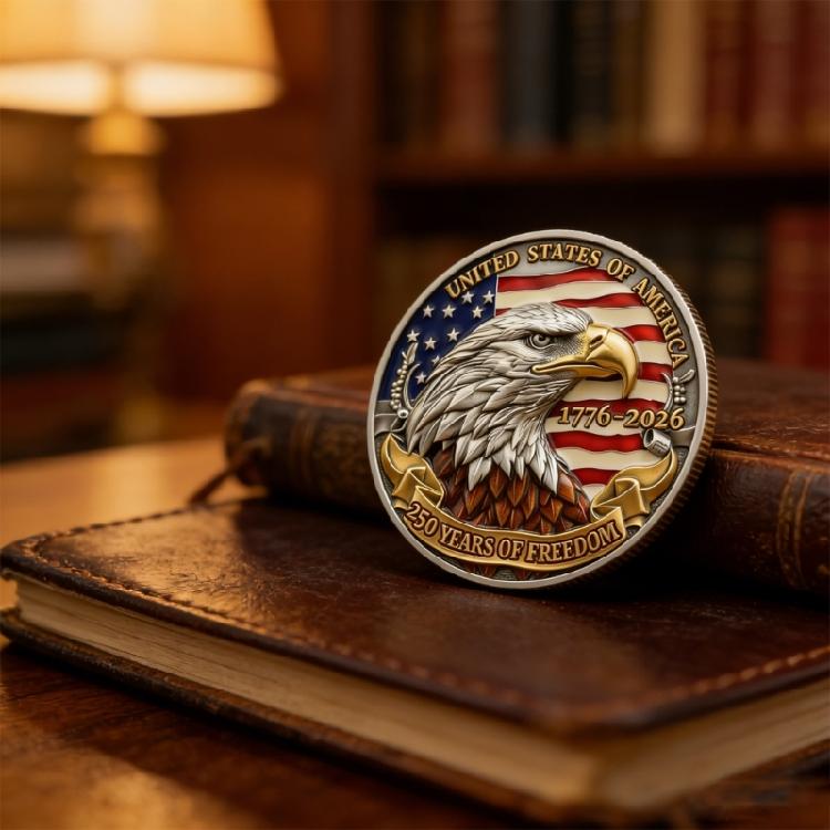 Памятная монета к годовщине, посвященная 250-летию, commemorative medals for home decoration and gifting