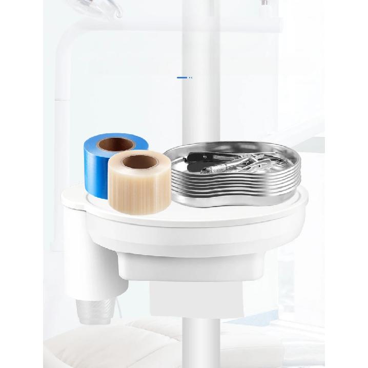 NEW 3 in 1 Rack Oral Tray Accessories Dental Chair Scaler Tray Parts Disposable Cup Holder Tissue Box Storage Holder