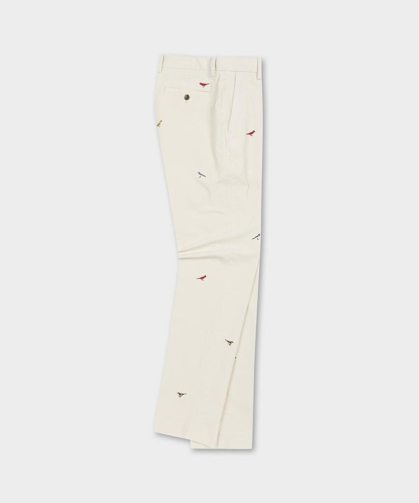 BROOKS BROTHERS Классический крой 15W Вельветовые Чино Брюки с Узором Птиц (бежевый) (Bbpcmnf404)