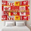 Custom Name Liverpool Football Club Print Tapestry, Backdrop, Easy Setup, Ideal for Bedroom, Office & Living Room, with Aesthetic Wall Hanging Decor.