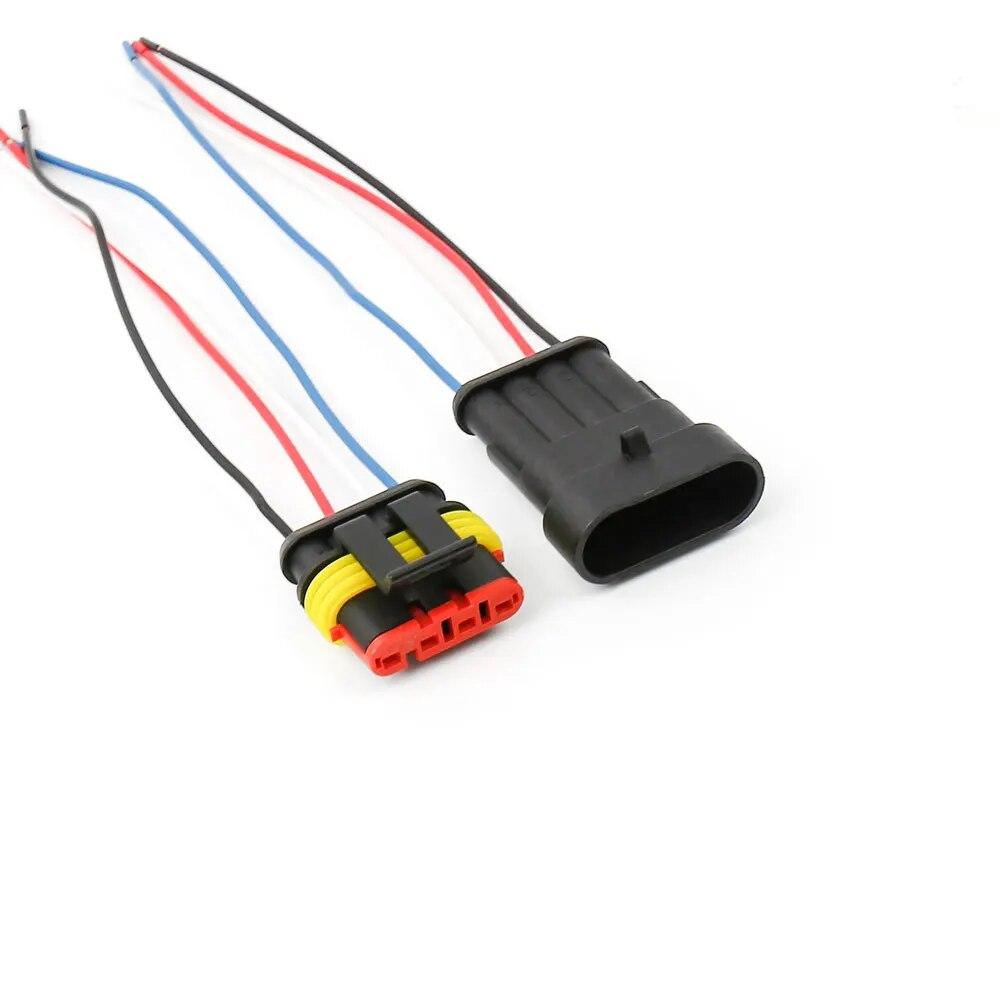 1/2/3/4/5/6-контактный женский мужской автомобильный герметичный водонепроницаемый электрический провод автомобильный разъем автомобильная вилка