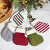 Mini Christmas Stockings Knitted Stocking Ornaments, Knit Xmas Tree Hanging Decor, Small Cute Pendants for Tree, Mantel, Doorway Holiday Party