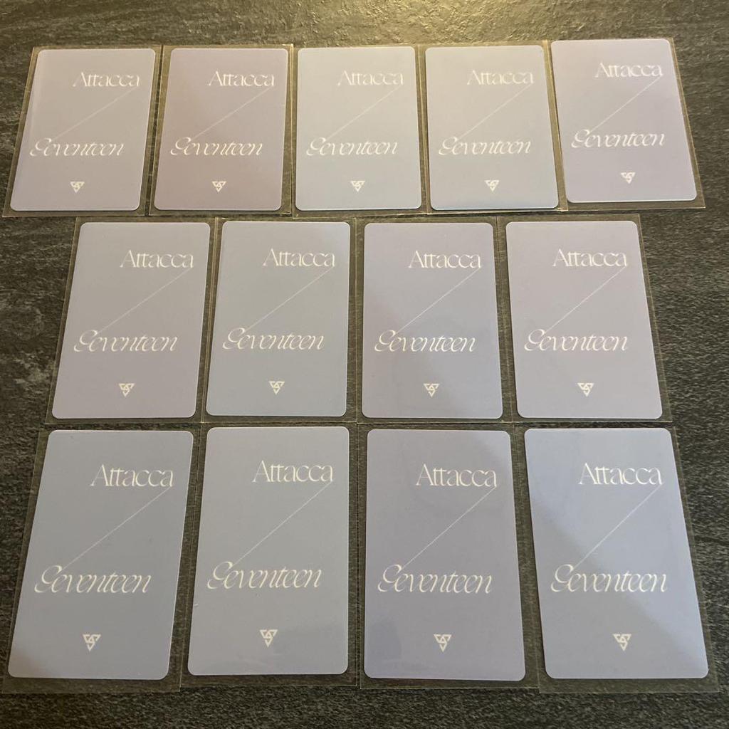 [USED] Seventeen Attacca Lakidro Trading Card Set
