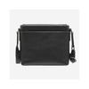 Daks Black Leather Grid Pattern Crossbody Bag Dbba3e263