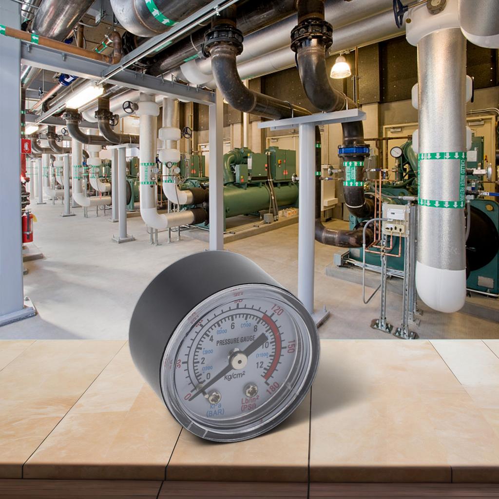 1pc Pressure Gauge For Air Compressor Power Tools Replacement Accessories Y40 Y50 0-180PSI Water Liquids Meter Pressure Gauge