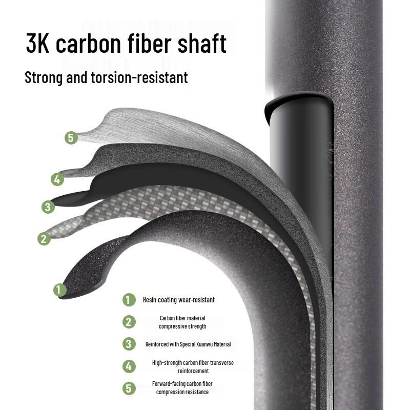 Mobi Garden Lightweight Folding Carbon Fiber Trekking Pole