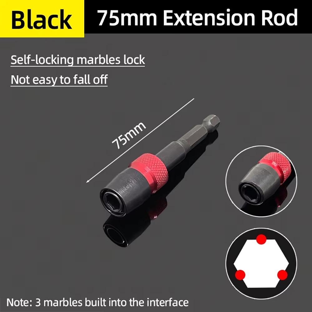 1Pcs 100/150/300mm Self-locking Extension Rod Extended Screwdriver Conversion Head