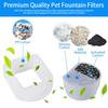 38941 Pcs Cat Water Fountain Replacement Filters Automatic Pet Water Dispenser Carbon