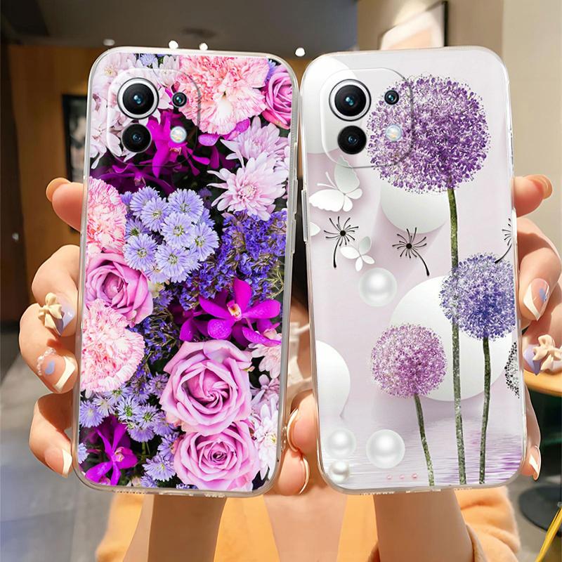For Xiaomi Mi 11 Lite 5G Case Cute Cartoon Painted Coque Silicone Soft Cover For Xiaomi Mi 11 Lite 5G NE Bumper Mi11 Lite Fundas