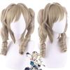Anime Women Wigs Game Genshin Impact Barbara Long Ponytails Wig Cosplay Costume Heat Resistant Synthetic Hair