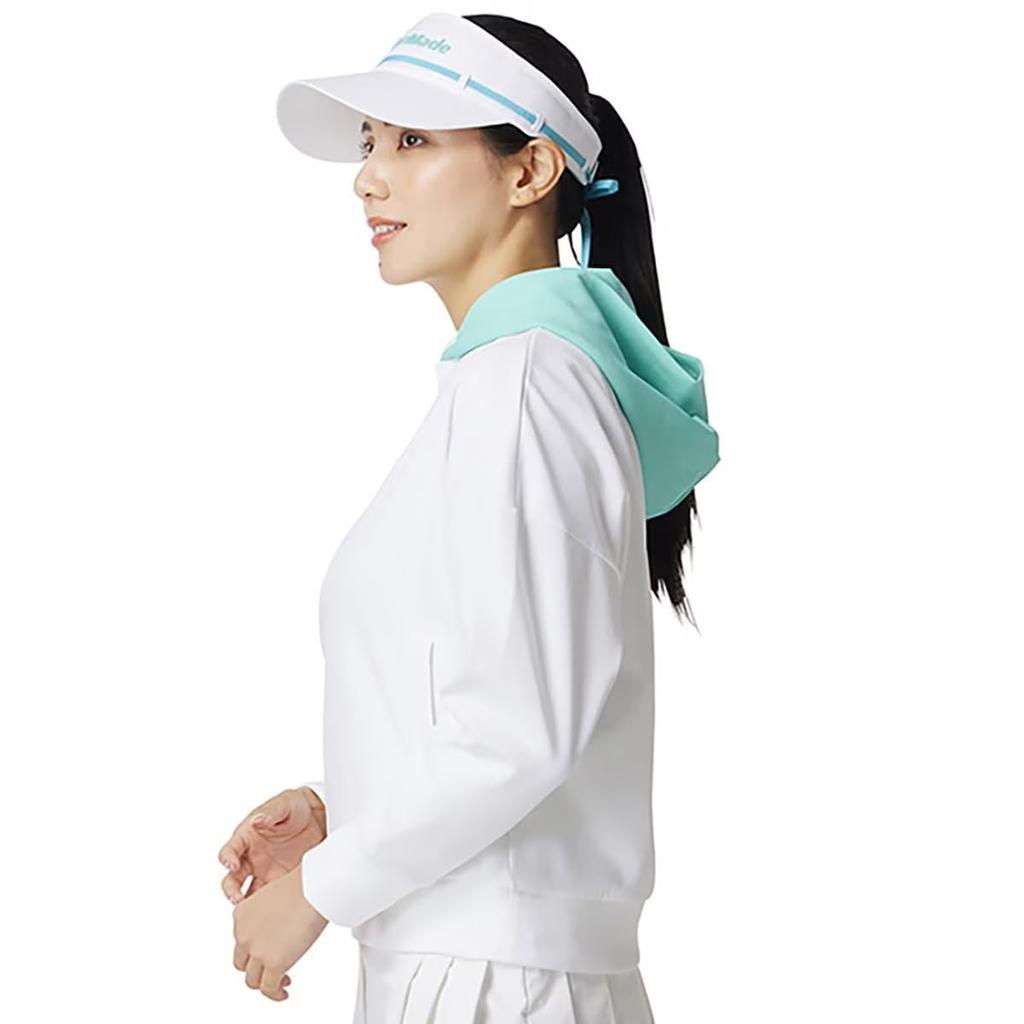 TaylorMade Contrast Hoodie, White, Medium, Women's, 2015 Spring/Summer Collection, UN663