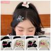 Мультяшная заколка для волос с животными Акриловая акриловая заколка для челки Милая заколка для волос с кошкой Дамы/Девушки