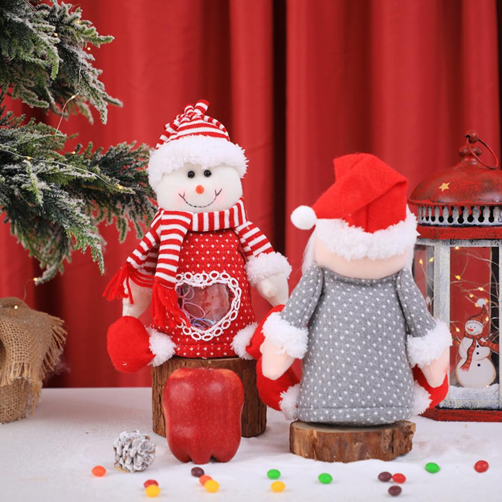 Конфетница на канун Рождества, Креативная детская подарочная коробка, Банка для хранения, Настольное украшение для создания рождественской атмосферы