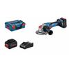 GWX 18V-15 C Angle Grinder + 2 ProCORE 5.5Ah Batteries + GAL 1880 CV Charger + L-Boxx - 06019H6402