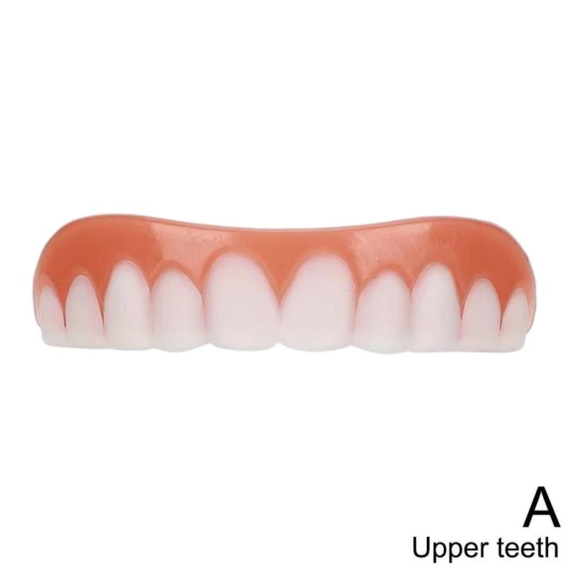 Denture Silicone Kit Soft Liners Upper Lower Teeth Set Comfortable Denture Care Easy to Use Dental Relief Kit Gentle Fit Denture