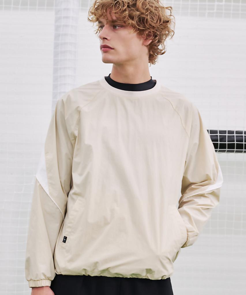 GALEX Colorblock Теплый разминочный костюм для трассы с длинным рукавом Бежевый Ga4731 Be
