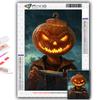 Cross Stitch Kit DIY Diamond Embroidery Halloween Scary Pumpkin Head Man Diamond Painting Home Decor