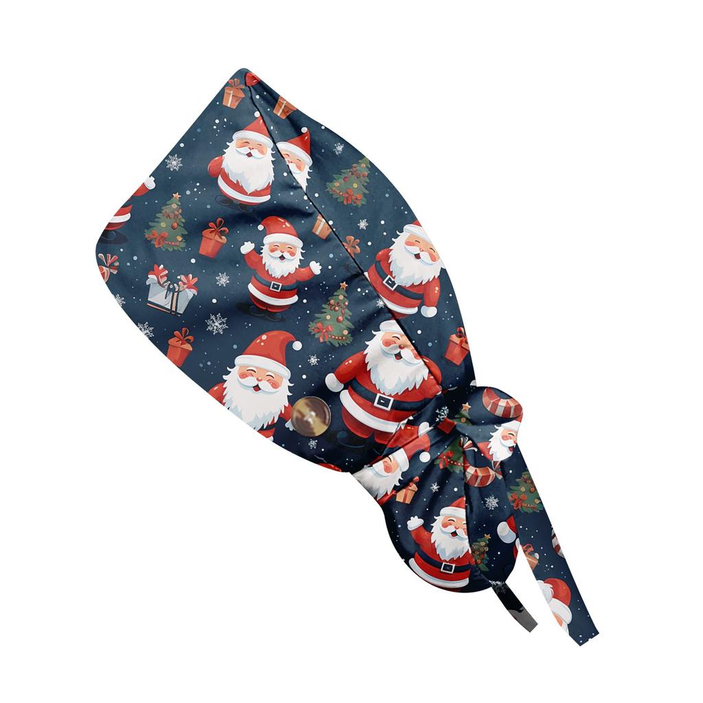 Модная рождественская рабочая кепка с принтом, повседневная женская кепка с хвостиком, кепка с повязкой, кепка Baotou