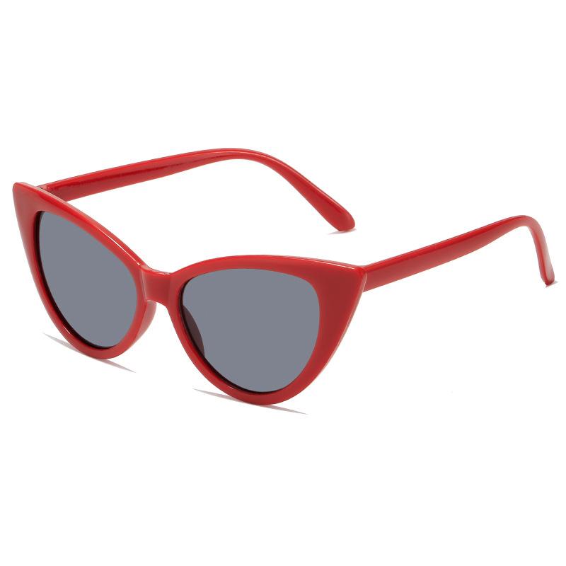 Fashion Women Sunglasses Plastic Cat Eye Brand Designer Vintage Retro Female Sun Glasses UV400
