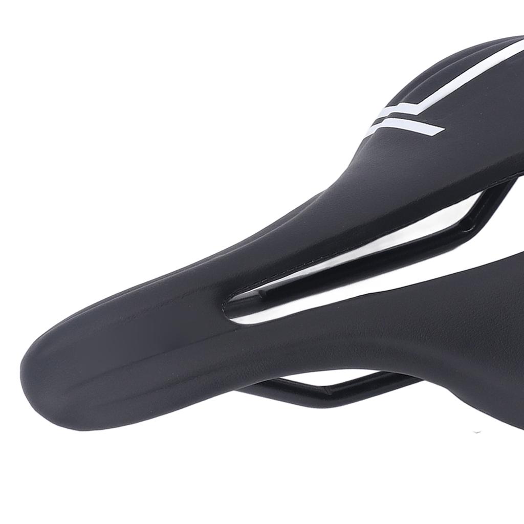 Mountain Bike Saddle Cushion Microfib PU Lth Hollow Brthable for Road Riding