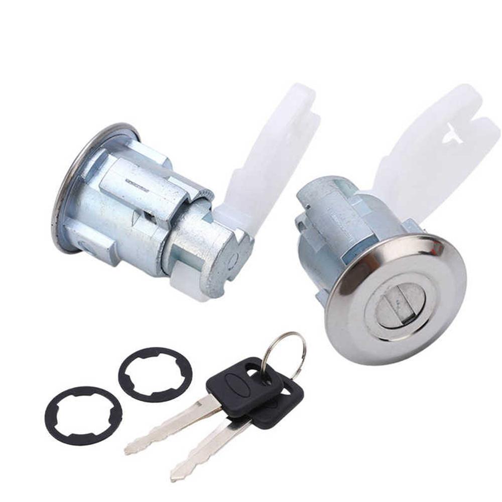 2x Door Lock Cylinder Kit W/ Key For Ford F150 F250 F350 Explorer F4TZ-1522050-B