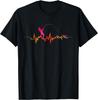 Fishing Heartbeat Cool Beat Great Gift For Fisherman T-Shirt